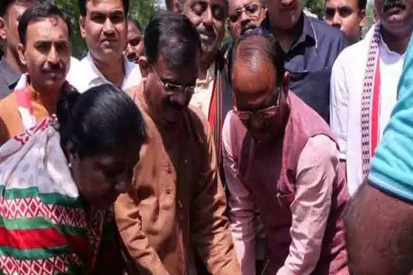 CM चौहान ने मुरार में रोपे महोगनी के पौधे