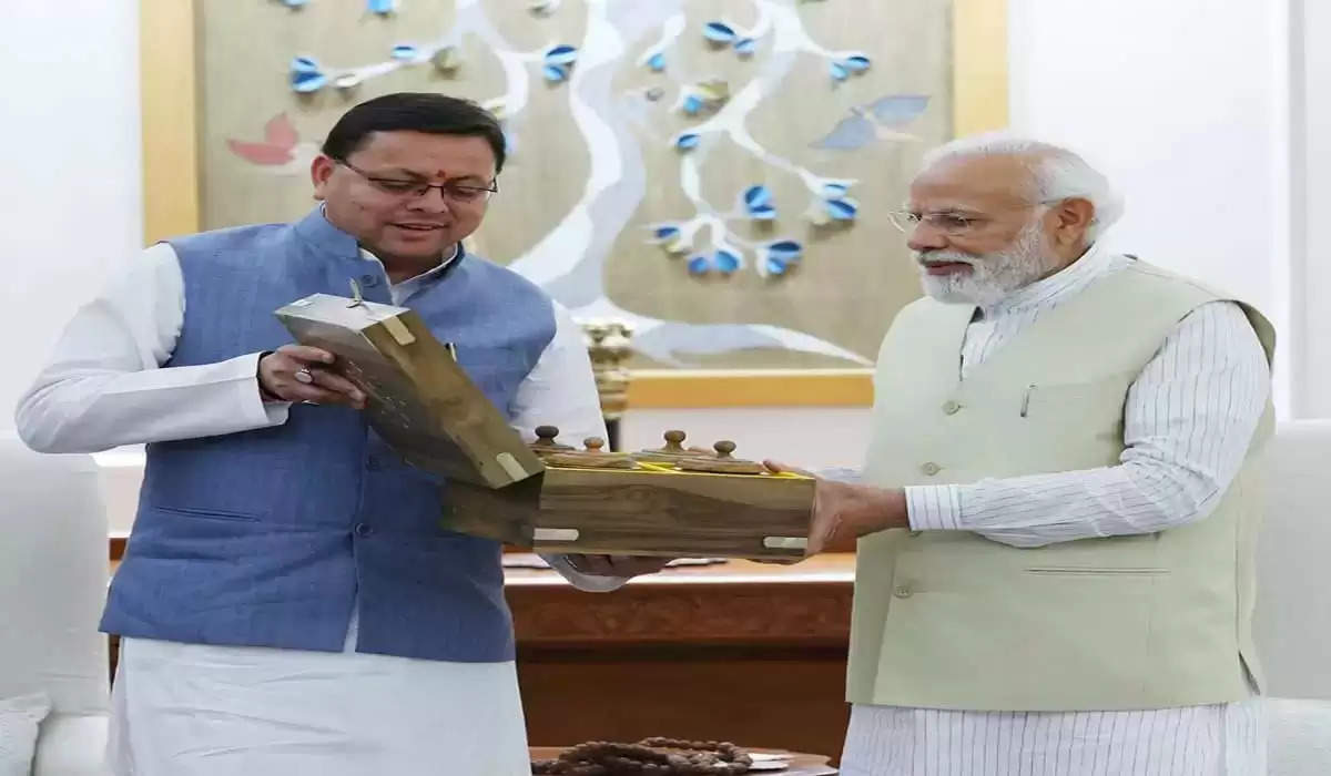 PM मोदी से मिले CM धामी, राज्य के विकास को लेकर की चर्चा
