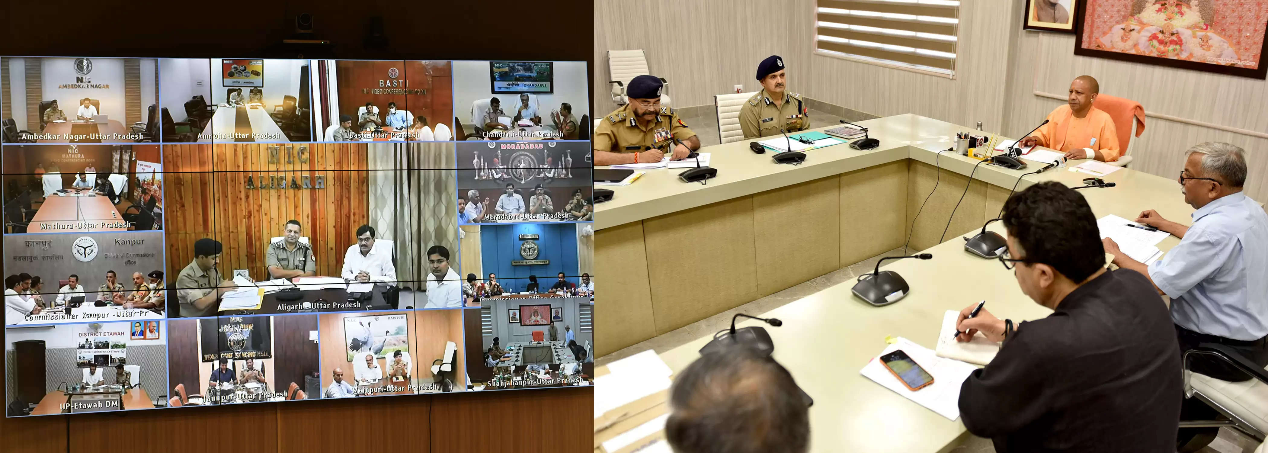 समाजविरोधी कुत्सित प्रयासों पर उ0प्र0 पुलिस व प्रशासन द्वारा प्रभावी कार्रवाई की गई: मुख्यमंत्री