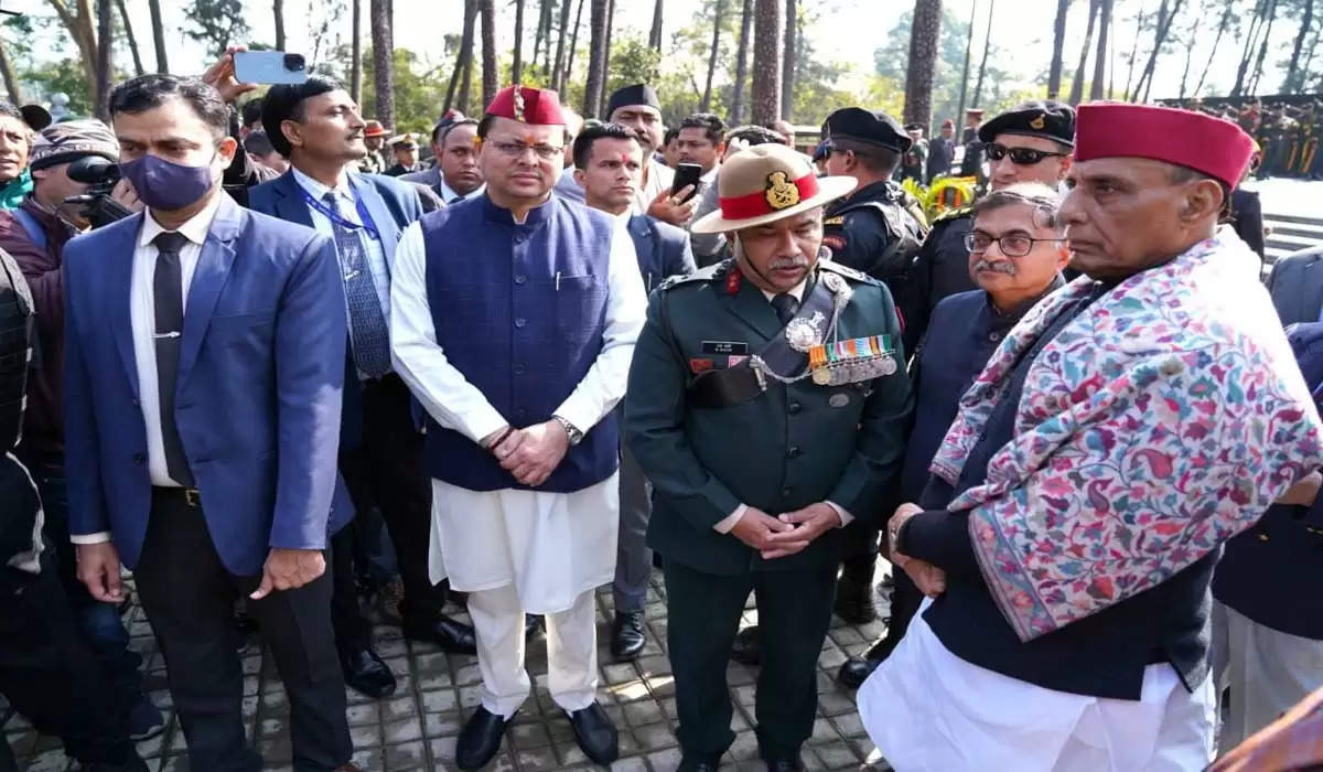 रक्षा मंत्री राजनाथ सिंह ने शौर्य स्थल का किया उद्घाटन