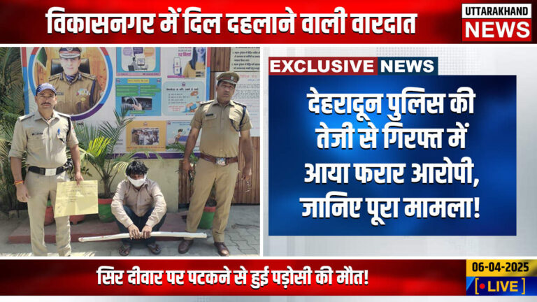 एक मामूली बहस ने ले ली जान! सिर दीवार पर पटकने से हुई पड़ोसी की मौत!