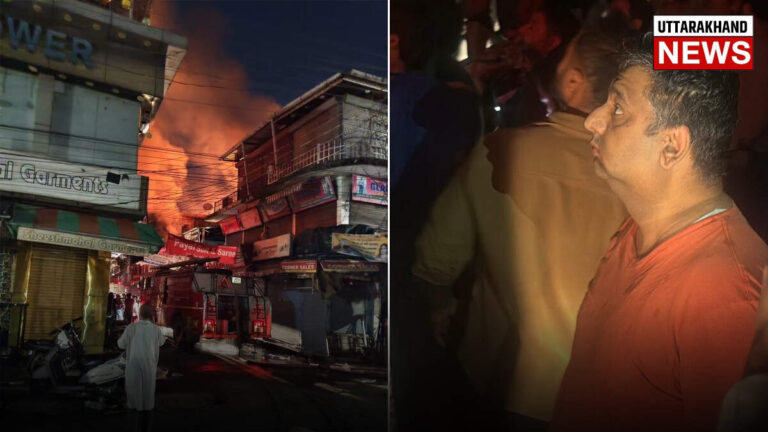 सरनीमल बाज़ार में आग का तांडव, पंकज मैसोंन की सूझबूझ से बची पूरी मार्केट