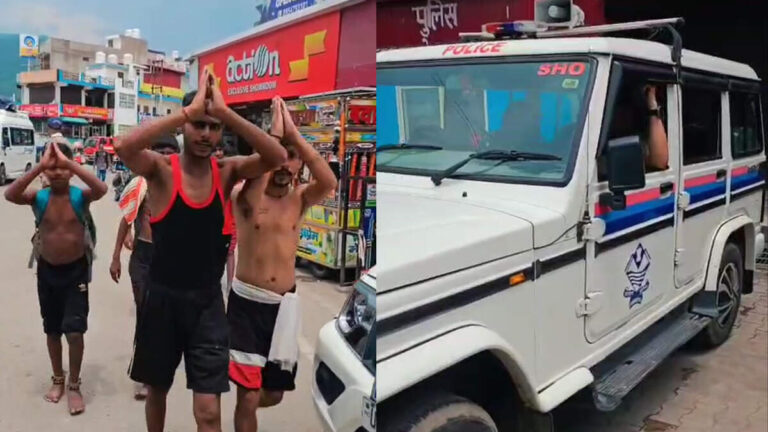 दून पुलिस कर रही कावड़ यात्रा पर आए शिवभक्तों का स्वागत, लाउडस्पीकर से दी जा रही जानकारी