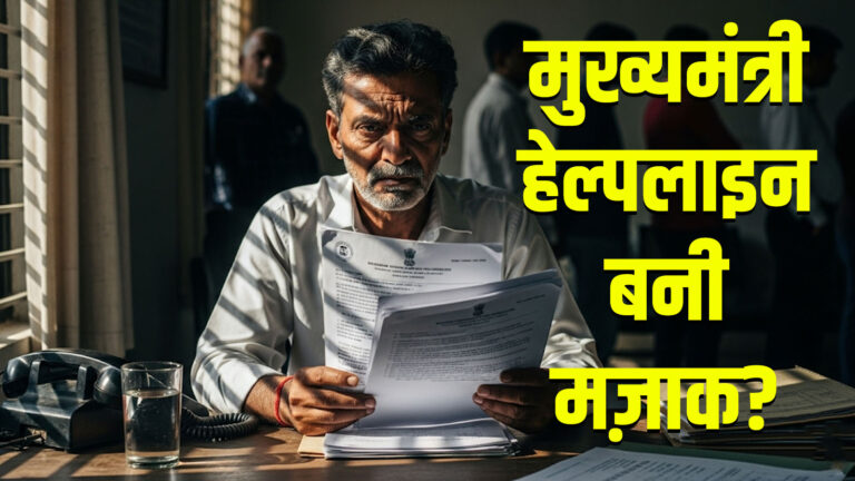 Uttarakhand Exclusive : मुख्यमंत्री हेल्पलाइन बनी मज़ाक? सिर्फ़ चुनिंदा लोगों की सुनवाई, आम जनता निराश