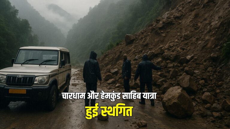 Uttarakhand Weather Update : भारी बारिश के चलते चारधाम और हेमकुंड साहिब यात्रा 5 सितंबर तक स्थगित