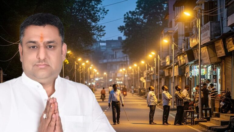 Dehradun : पंकज मेसोंन की पहल से जगमगाया पलटन बाज़ार, काफी समय से खराब पड़ी स्ट्रीट लाइट्स हुई दुरुस्त