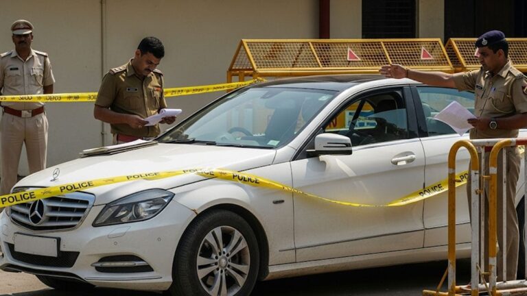 Dehradun Crime : 50 लाख की मर्सिडीज़ लेकर भागे चोर, पुलिस ने जंगल से बरामद की कार